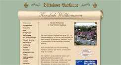 Desktop Screenshot of boettchers-gasthaus.de